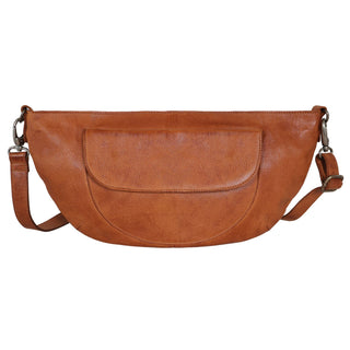 Coco Handcrafted Leather Crossbody Bags: Cognac