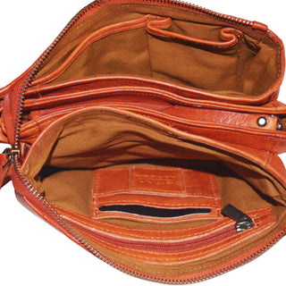 Sunny Handcrafted Leather Crossbody Bags: Charcoal