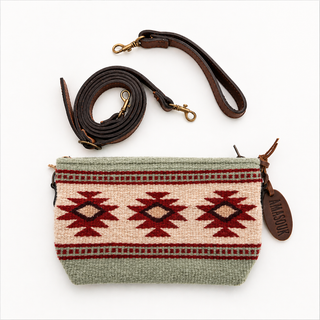 Primavera Convertible Wool Clutch–Crossbody