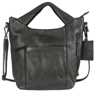 Mason Handcrafted Leather Tote/Crossbody Bags: Cognac