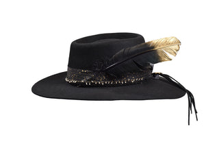 Bolero, Black, Beaver Fur, Size 7 1/4 Pearl and Spinel