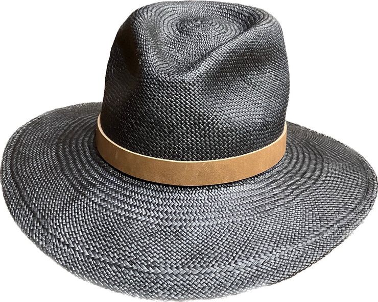 Panama Straw Hat for Sale in Black