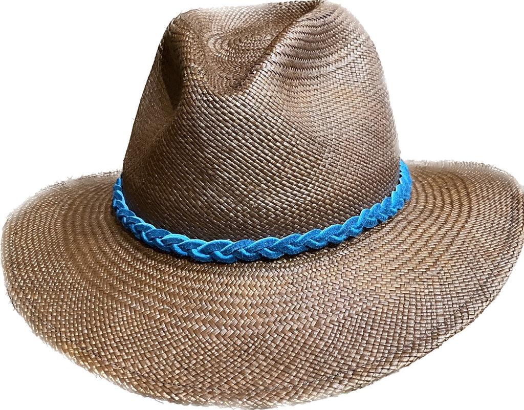 Panama Straw Hat for Sale in Chocolate