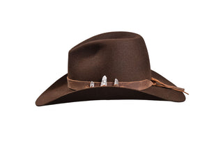 Chocolate European Hare Cowboy Hat – Crystal Energy Sedona Edition, Size 7 1/8