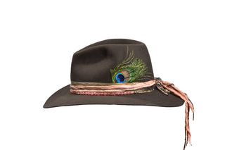 Forest Beaver Fedora, Rhodochrosite Size 7