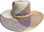 Straw Fedora Hat for Sale MultiColor Weave
