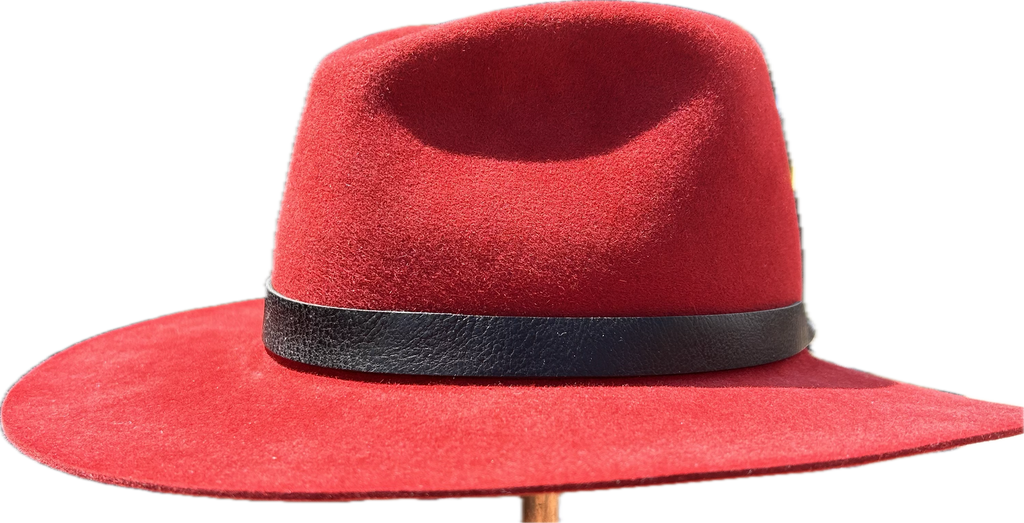 Ruby Red Fur Hat for Sale in Red – TrueWestHats