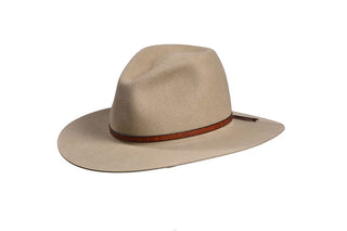 Sahara Fedora with Smooth Leather Tooled Band, Size 7 3/8