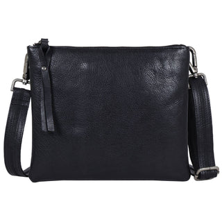 Jett Leather Crossbody Bags: Cognac