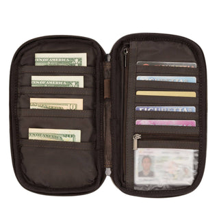 Monroe Leather Passport Wallet in Brown