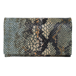 Eloise Handcrafted Leather Wallet: Cobra