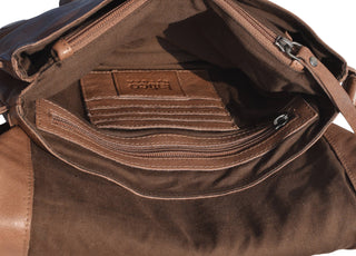 Luca Handcrafted Leather Crossbody Bags: Charcoal