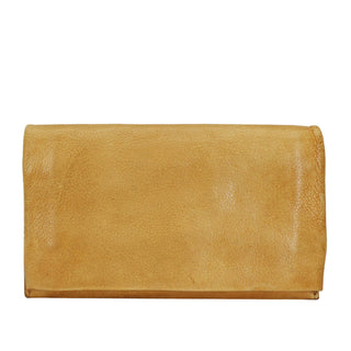 Eloise Handcrafted Leather Wallet: Moss