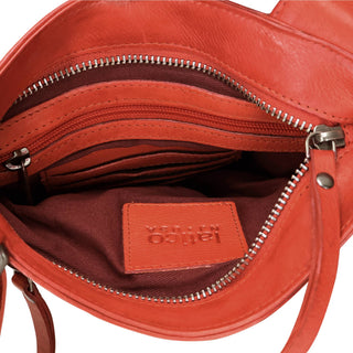Athena Handcrafted Leather Crossbody Bags: Cognac