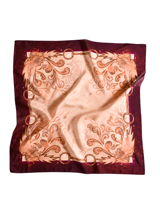Show Day D Ring Snaffle Bit Wild Rag Scarf in Vintage Plum Unique Gift