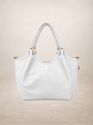 KELLI - Leather bag: Wine red