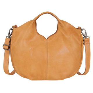 Darby Handcrafted Leather Crossbody Bags: Cognac