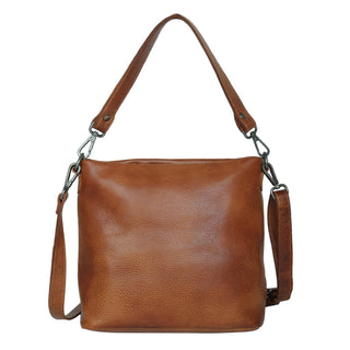 Ivy Leather Crossbody / Shoulder Bag: Cognac