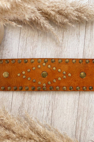 APOLO LIGHT BROWN SASH BELT