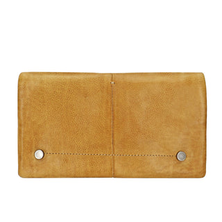 Terry Handcrafted Leather Wallet: Camel