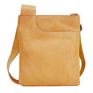 Athena Handcrafted Leather Crossbody Bags: Cognac