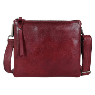 Jett Leather Crossbody Bags: Cognac