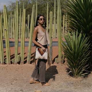 Copal Wool Fringe Crossbody–Handwoven Oaxaca