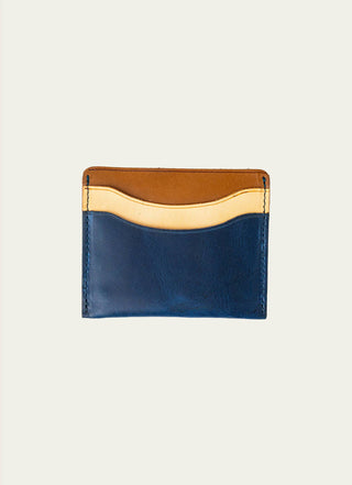 Full-Grain Leather Card Wallet – Slim Minimalist: Black