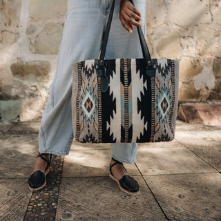 Looking Glass Zapotec Wool Tote–Handwoven in Oaxaca