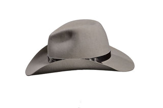 European Hare Cowboy Hat with Genuine Cowhide Hatband- Size 7 1/4