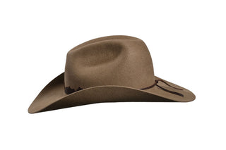 Mesa Canyon Beaver Cowboy Hat – Pure Beaver Felt with Mountain Leather Band, Size 7 3/4