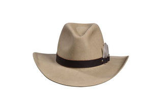 European Hare Sahara Cowboy Hat –  Raw Quartz Crystal Hatband, Size 7 1/4