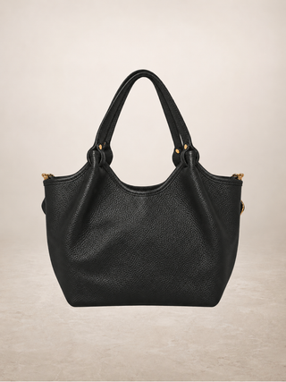 KELLI - Leather bag: Wine red
