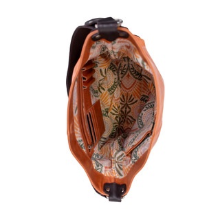 Simone Md Leather Shoulder Bag: Tan