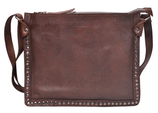 Gabriel Handcrafted Leather Crossbody Bags: Cognac