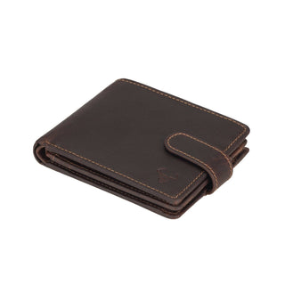 Phoenix Leather Clip Wallet – Men – Chestnut