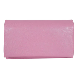 Eloise Handcrafted Leather Wallet: Lavender