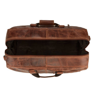 Hudson Leather Duffle Bag – Unisex – Chestnut