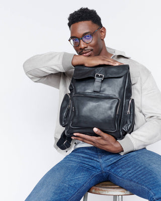 Mateo Backpack: Cognac