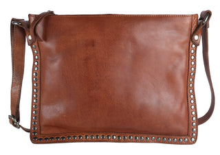 Gabriel Handcrafted Leather Crossbody Bags: Cognac