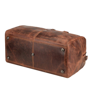 Hudson Leather Duffle Bag – Unisex – Chestnut