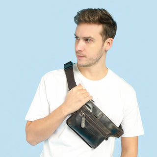 Osaka Leather Belt Bag – Unisex – Brown