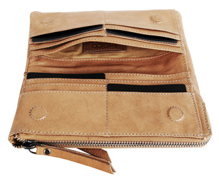 Andi Handcrafted Leather Wallet: Cognac