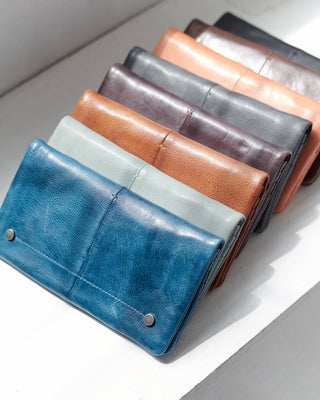 Terry Handcrafted Leather Wallet: Cognac