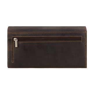Charlotte Leather Wallet in Brown
