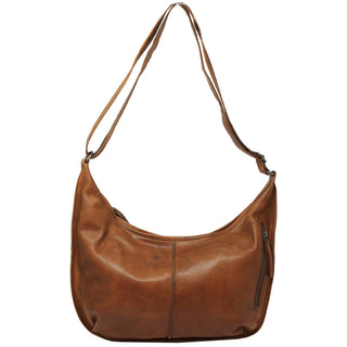 Jackson Handcrafted Leather Shoulder Bags: Cognac