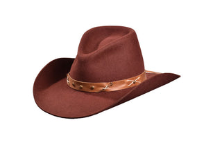Redwood European Hare Cowboy Hat – Western Weight, Horseshoe Band, Size 7 3/8