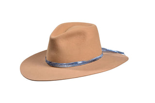 Sunlit Honey European Hare Fedora, Size 7 3/8