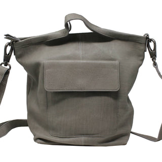 Bianca Handcrafted Leather Tote/Crossbody Bags: Cognac