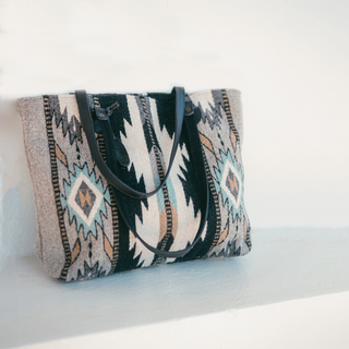 Looking Glass Zapotec Wool Tote–Handwoven in Oaxaca